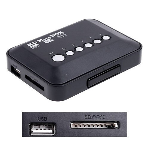 Dealstock 1080P-TVBOX Full HD USB HDMI SD/MMC Multi TV Media Player ...