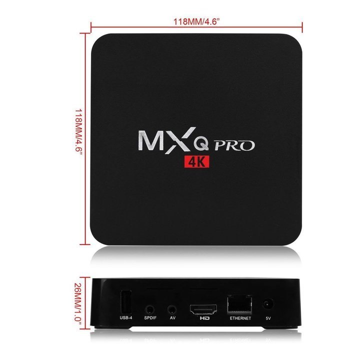 World Innovations PRO 4K TV BOX S905 Smart TV BOX Android 5.1-Quad Core KODI 16.1 LOADED w/Add ons N6