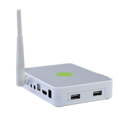 MEASY A5A 1.2GHZ Cortex Processor Internet Android TV BOX with Remote - White