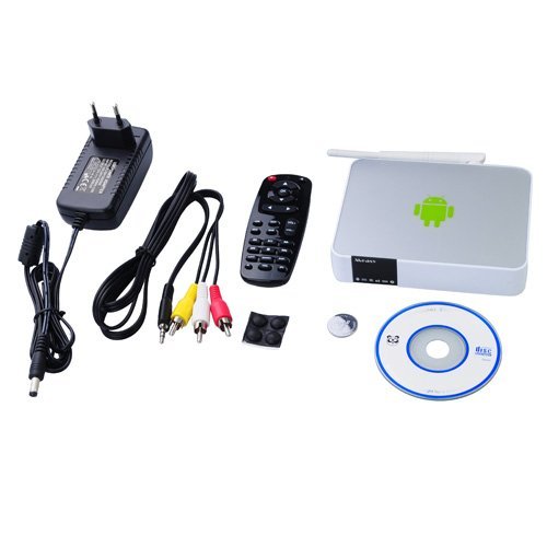 MEASY A5A 1.2GHZ Cortex Processor Internet Android TV BOX with Remote - White N2