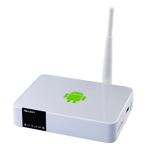 MEASY A5A 1.2GHZ Cortex Processor Internet Android TV BOX with Remote - White N5