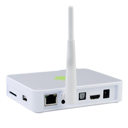 MEASY A5A 1.2GHZ Cortex Processor Internet Android TV BOX with Remote - White N7