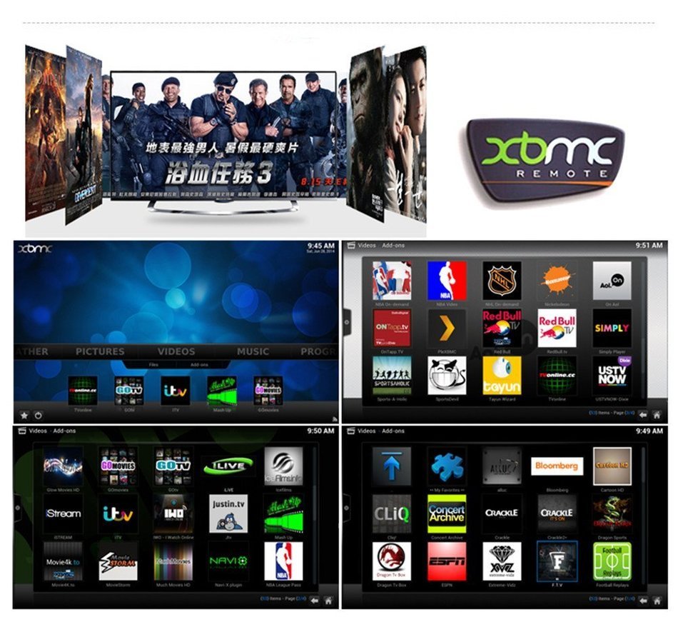 iLepo Rockchip 3188 Quad Core Contex A9 1.8GHz 1G/8G TV Box WiFi/ XBMC/ DLNA Google Android 4.4 Smart Media Player N7