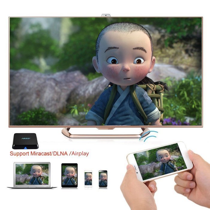 M8S+,2G/8G TV Box 1000M Ethernet XBMC Android 5.1 Amlogic S812 Quad Core 2.4G/5G WiFi Bluetooth HDMI H.265 DLNA... N9