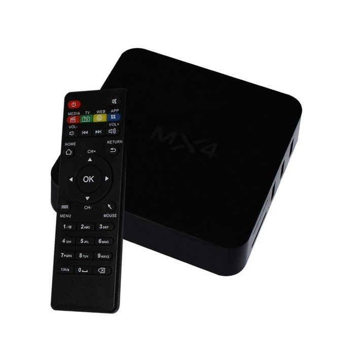 Zibo MX4 Android TV Box RK3229 Quad Core 1.5 GHz 4.4 1GB/8GB WiFi Streaming Media Player with KODI(XBMC) Pre-loaded... N2