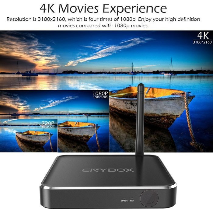 Docooler ENYBOX X2 Smart Android 6.0 TV Box S912 Octa-Core 64bit 2GB / 16GB KODI16.1 XBMC VP9 UHD 4K HDMI Mini... N3