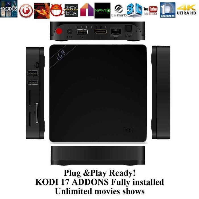 Kukele Latest Octa Core Streaming Media player XBMC KODI 17 Fully Unlocked Loaded Android 5.1 Lollipop RK3368...