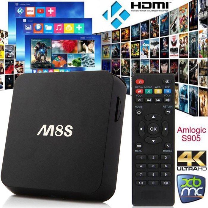 GBSELL M8S Android 4.4 Mini PC TV Box Amlogic S812 Quad Core 2GB 8GB XBMC 4K