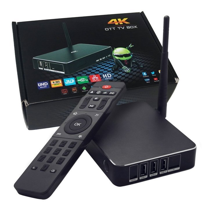 Voxlink Android 5.1.1 1+8G S905 network player network TV set-top box N3