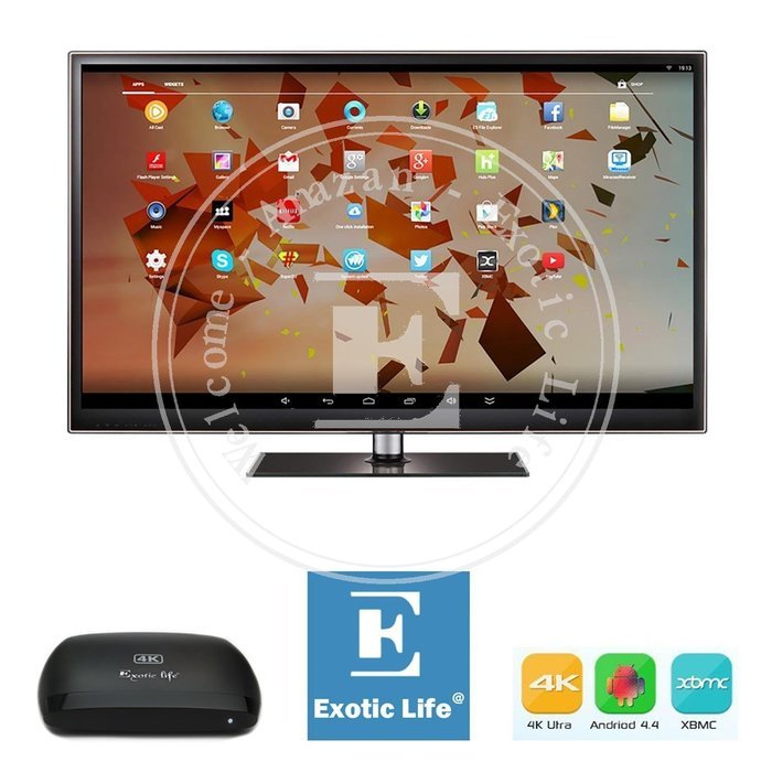 F-Security Smart Android Quad Core TV Box S806, ARM Cortex A9, 4k2k H.265, Android 4.4 Wifi Hdmi Bluetooth 4.4... N3
