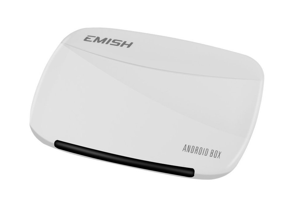 EMISH X700 Android TV Box - 1080P, Rock Chip 3128 Quad Core CPU, 3D Support, Kodi, Wi-Fi, DLNA, Android 4.4