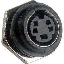 4-Pin SVHS Chassis Mount Connector-by-Calard