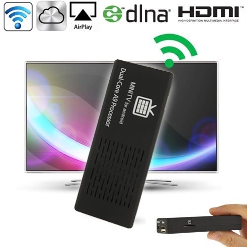 Generic Mini PC for Android 4.1 Dual-core A9 Processor, Support Wifi, Support TF Crad(Black)