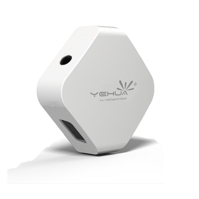 Yehua HDMI/VGA wired mirroring and streaming converter supports Android, iOS, Windows and Mac devices N2