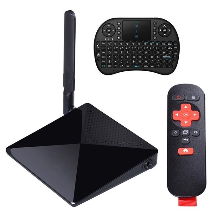 REDGO W9 TV Box Quad Core Amlogic S812 4K Fully loaded Add-ons with KODI 3D Blu-ray 4K Stream Media Player Cloud... N6