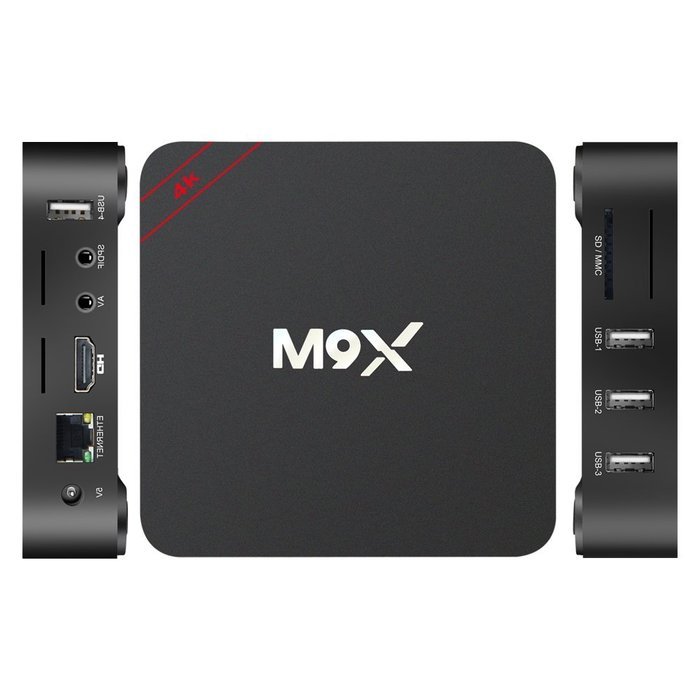 Padgene M9X Smart Android 5.1 Amlogic S905 TV Box and Game Player 2G+16G 4K Quad Core 64 Bit Kodi 16.1 Version... N6