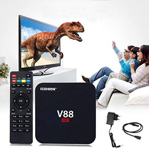 Eachbid V88 Android Smart TV BOX RK3229 Quad Core 1GB/8GB 4K Full HD HDMI KODI XBMC Media Player N2