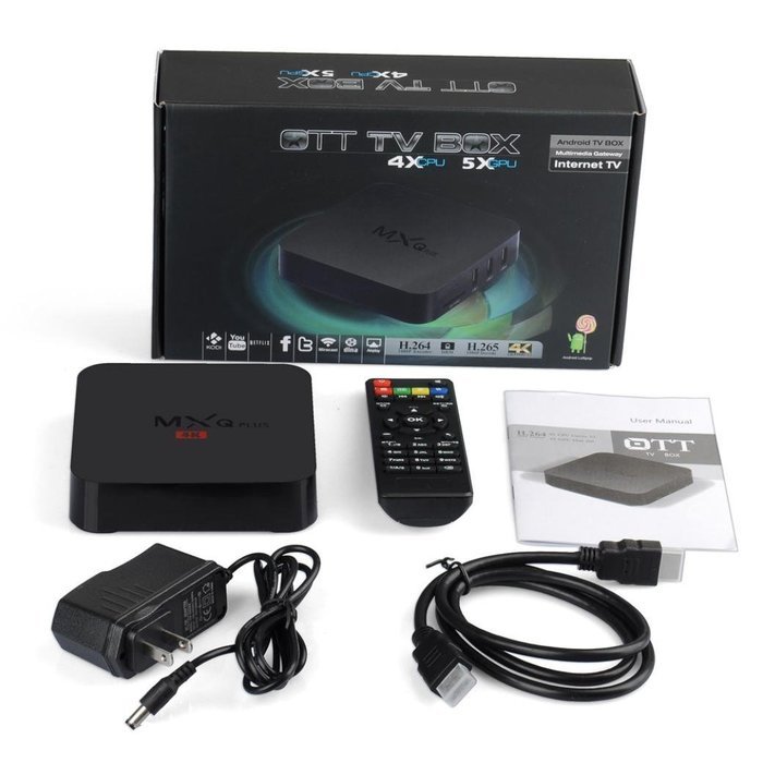 TV BOX, BESSKY MXQ PLUS Amlogic S905 4K Ultimate HD KODI Android 5.1 Lollipop Smart TV Box N5