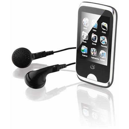 8GB Digital Audio/MP3 Player with 2.8" Touchscreen-2pack