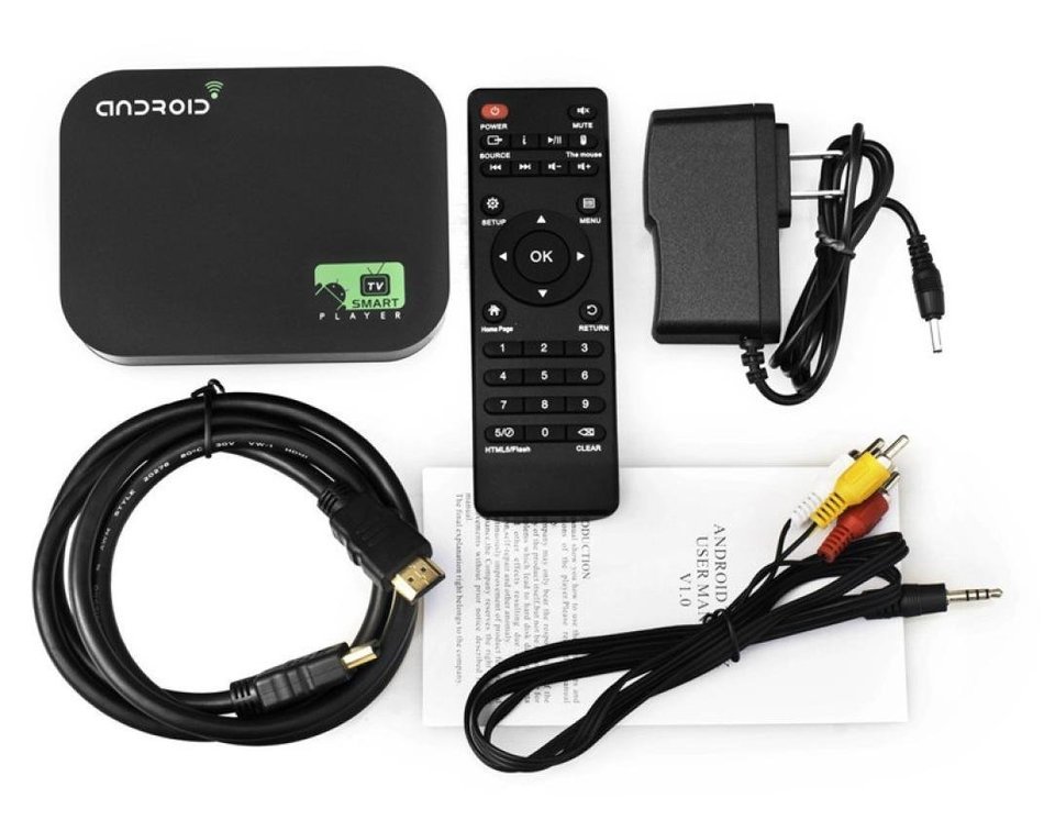 GBSELL Dual Core Android 4.2 Smart TV Box Media Player 1080P WIFI HDMI Allwinner N5
