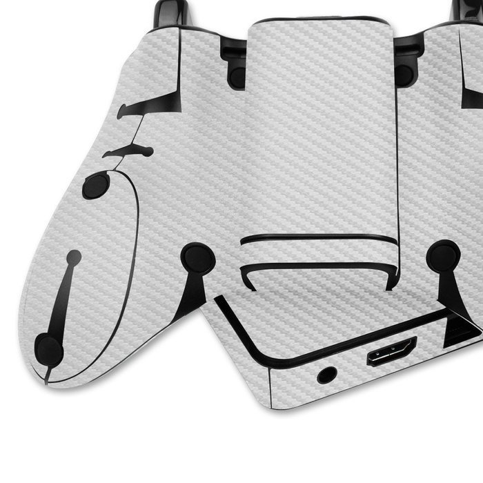 Skinomi TechSkin - Razer Forge TV Silver Carbon Fiber Full Body Skin Protector / Front & Back Wrap / Premium HD... N2