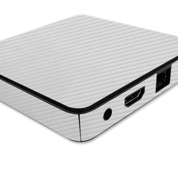 Skinomi TechSkin - Razer Forge TV Silver Carbon Fiber Full Body Skin Protector / Front & Back Wrap / Premium HD... N3
