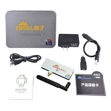 Chiseltek 5G wifi Android 4.2 TV Player Rockchip3188 1800Mhz Quad Core(Wi-Fi Bluetooth 2GB RAM 8GB ROM HDMI)