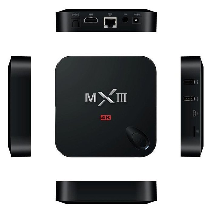 MX III Amlogic S802 Android 4.4 Quad Core TV Box 4K 3D HD Xbmc Internet Streaming Media Player