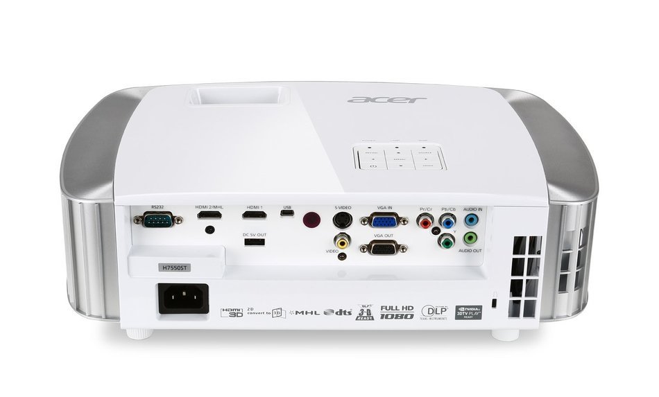 Acer H7550ST 3D DLP Home Theater Projector N5