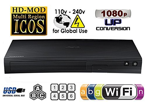 SAMSUNG BD-F5700 Wi-Fi Region Free Blu Ray DVD Player