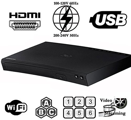 SAMSUNG BD-F5700 Wi-Fi Region Free Blu Ray DVD Player N3