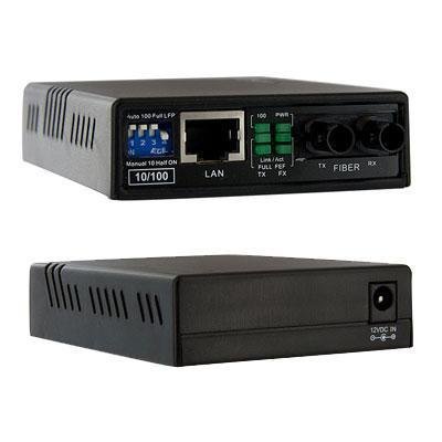 Startech.Com 10/100 Fiber To Ethernet Media Converter Multi Mode St 2 Km "Prod. Type: Networking/Media Converters...