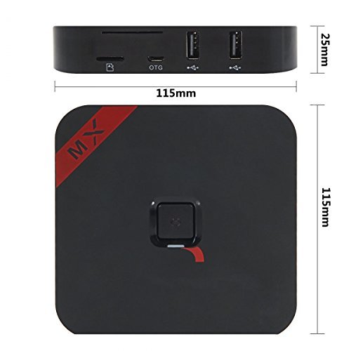 MXQ Quad-core S805 1G/8G Android Media Player with Wi-Fi 4K/Bluetooth/HDMI/XBMC/Remote Control US Plug N2