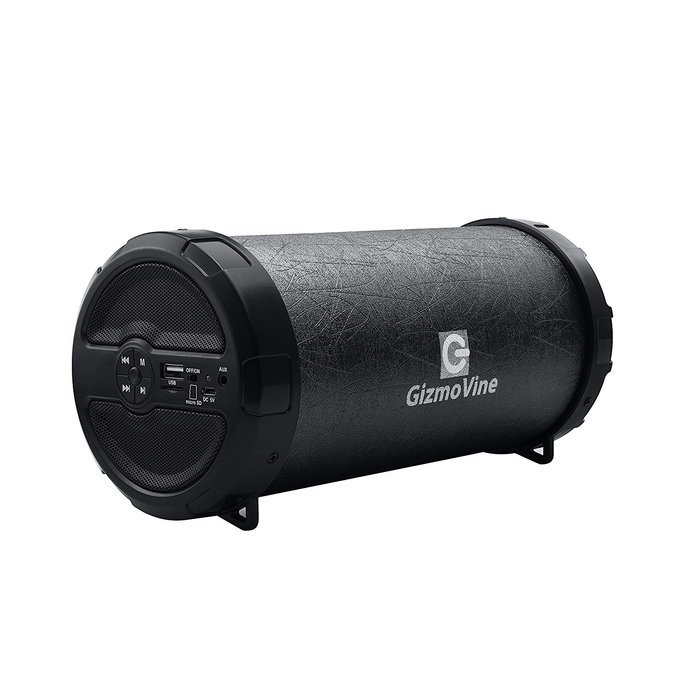 GizmoVine Bluetooth Wireless Stereo Speaker with Enhanced Bass , Support Aux-in , FM Radio , TF card , USB , Compatible... N15