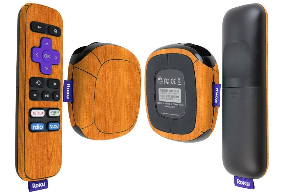 Skinomi TechSkin - Roku SE Light Wood Full Body Skin / Front & Back Wrap Clear Film / Ultra HD and Anti-Bubble...