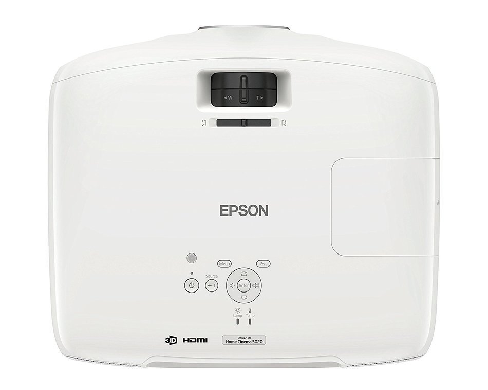 Epson Home Cinema 3020 1080p, HDMI, 3LCD, Real 3D, 2300 Lumens Color and White Brightness, Home Theater Projector N6