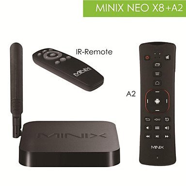 MINIX NEO X8 + A2 Quad Core TV Box with XBMC, 2GB, 8GB + Fly AirMouse with Speaker, Microphone