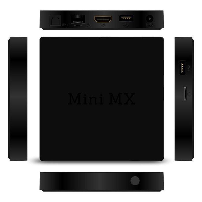 VIGICA Mini MX Android 5.1 TV Box 1GB/8GB Amlogic S905 Quad Core XBMC 15.2 FULL Loaded ADD-ONS Pre-installed Stream...