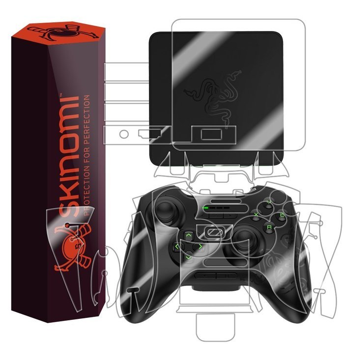 Razer Forge TV Full Body Skin, Skinomi TechSkin Full Coverage Skin Protector for Razer Forge TV Front & Back Clear...