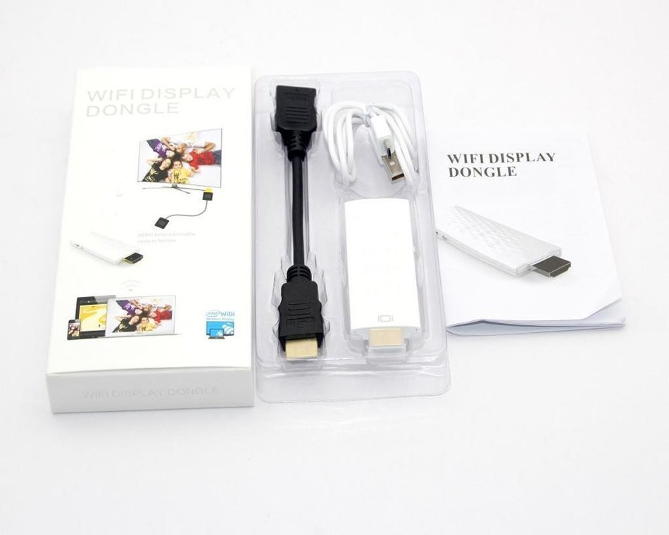 VOXLINK Wifi Display dongle Miracast Airplay DLNA Smart TV Airplay / Real Time Display Wifi Receiver 2.4G/150M... N4