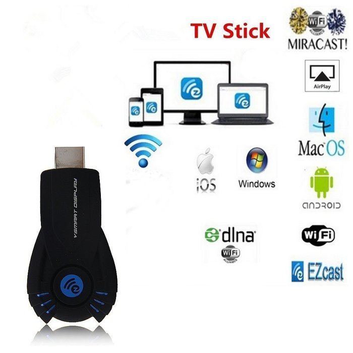 Tdx 1080P Vsmart V5ii Ezcast TV Stick Wifi Display Media Player DLNA+Miracast+wifi Dongle Supporting Windows Mac... N2