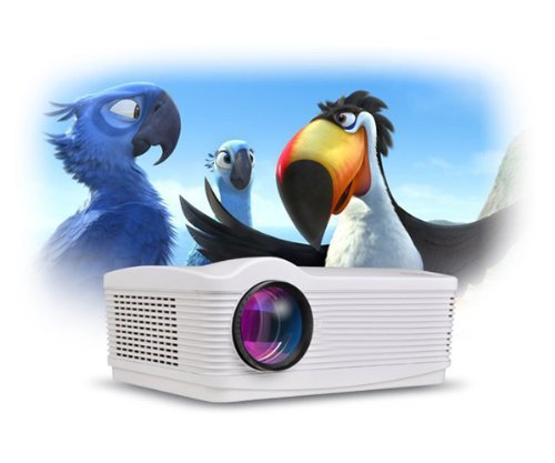 Android 4.2 250 Inch HD Video Projector home cinema with 3000 Lumens, 2000:1, WiFi, 1.5GHz Dual Core CPU, 8GB... N2