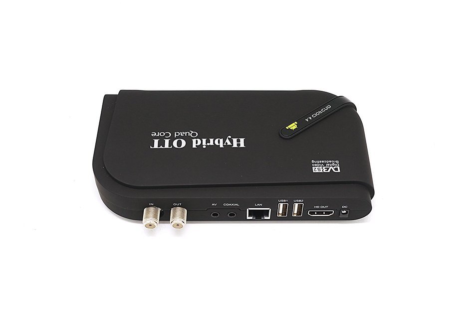 Vanilia Amlogic S805 Android 4.4 TV Box OTT+S2 Quad Core Satellite Receiver DVB S2 Set Top TV Box N3