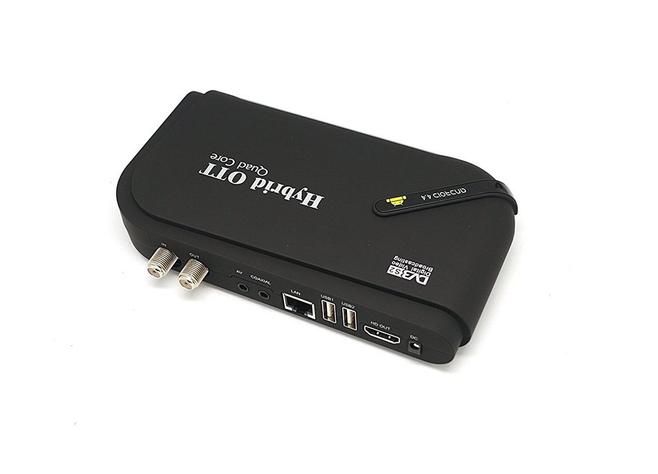 Vanilia Amlogic S805 Android 4.4 TV Box OTT+S2 Quad Core Satellite Receiver DVB S2 Set Top TV Box N5