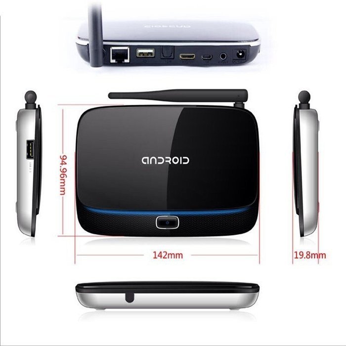 Lovestone CS918 Android TV Box 1GB/8GB RK3188T Quad Core CPU Full HDMI 1080P Kodi(XBMC) Fully Loaded Smart Wifi... N5