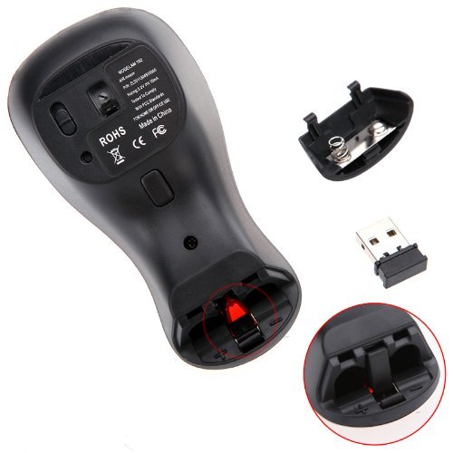 Kingzer 2.4G RF 360&iexcl;&atilde;6D Gyroscope Air Mouse Optical Mouse for PC Android TV Box R+B N3