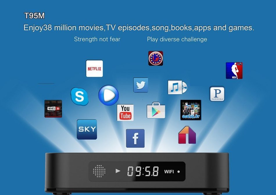 FreeMedia T95 Android TV Box (Fully Loaded) N3