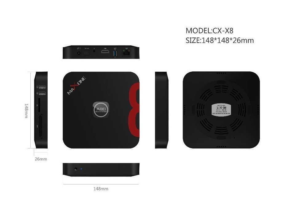 myGadgetsandGames Maxone Ultra Octa Core Preloaded With Xbmc Add-Ons - Android Smart 4K Rooted Tv Box Media Player... N2