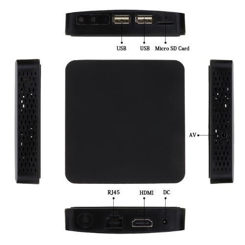 Top-cofrLD Measy B4K Ultra HD Quad Core Android 4.2 Mini TV Box Player All winner A31 Cortex-A7 1.0GHz 2G/8G BT... N2