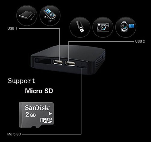 Top-cofrLD Measy B4K Ultra HD Quad Core Android 4.2 Mini TV Box Player All winner A31 Cortex-A7 1.0GHz 2G/8G BT... N3